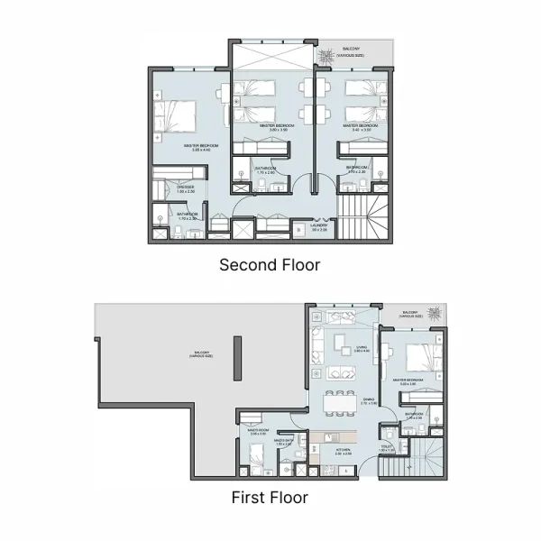 4.0 bedrooms penthouse - The District