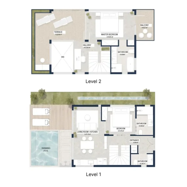 2.0 bedrooms villa - Sekar