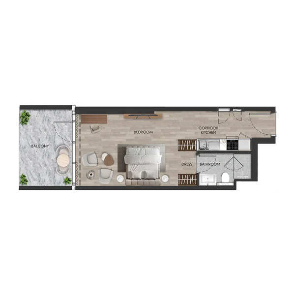 Studio Apartments -  Island Heights