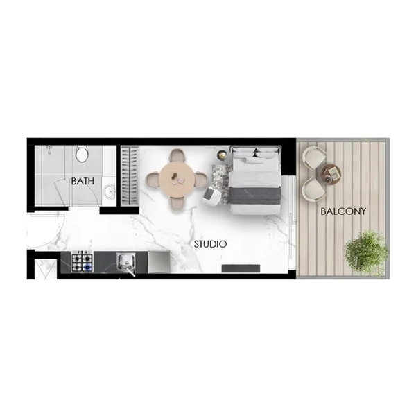 Studio Apartments - The Eighty Three