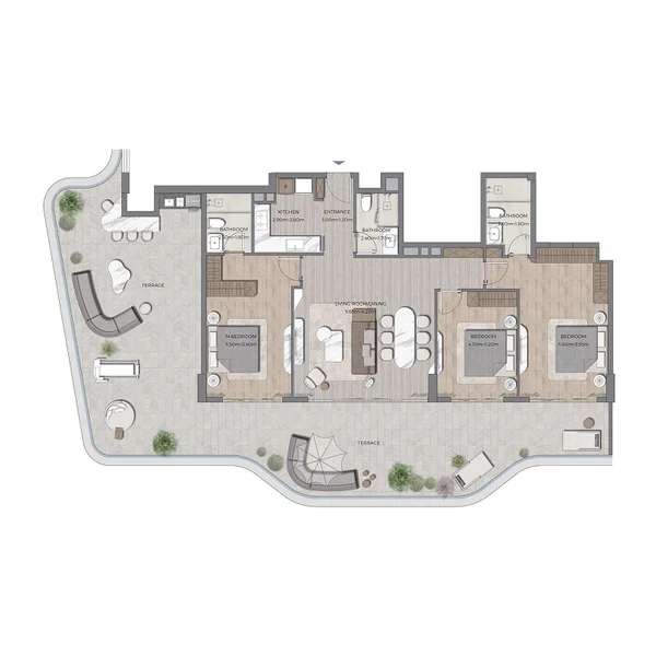 3 bedroom Apartments -  Tomorrow 166