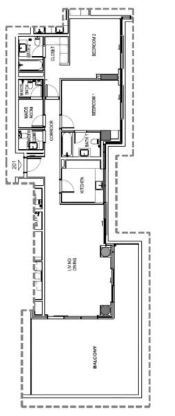 2.0 bedrooms apartments - Damac Hills - Golf Town