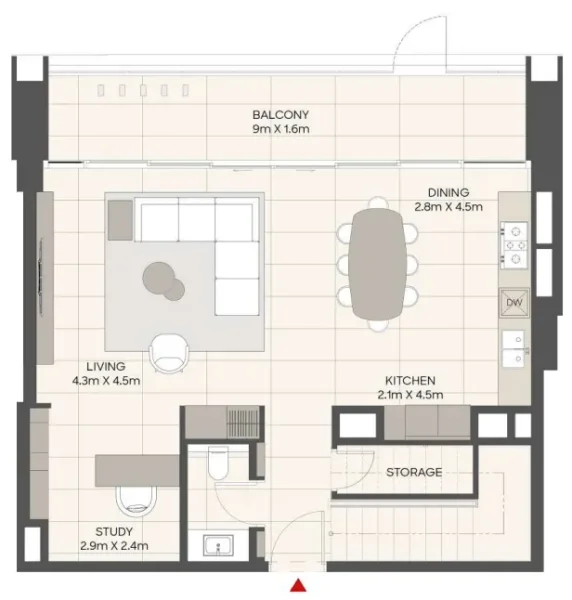 2.0 bedrooms townhouse - LIV Maritime